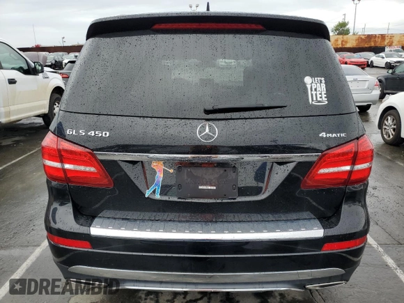 2019 Mercedes-Benz GLS 450 with VIN 4JGDF6EEXKB233975, listed as a Copart auction lot 44364814 with 109,306 mi miles and . Bid and sale history available at DreamBid. Image 6.