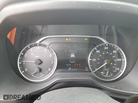 2024 Nissan Titan Pro-4X with VIN 1N6AA1ED3RN109827, listed as a Copart auction lot 42034245 with 4,076 mi miles and Salvage title. Bid and sale history available at DreamBid. Image 9.