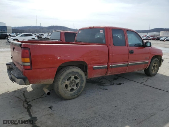 2001 Chevrolet Silverado 1500 LS with VIN 2GCEC19T211348811, listed as a Copart auction lot 45235035 with 264,746 mi miles and Salvage Title. Bid and sale history available at carsss.com. Image 3.