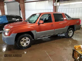 2002 Chevrolet Avalanche with VIN 3GNEK13T32G219648, listed as a Copart auction lot 54231335 with 206,469 mi miles and Clean Title. Bid and sale history available at DreamBid. Image 1.