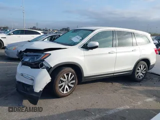 2021 Honda Pilot EX z VIN 5FNYF5H33MB031960, wystawiony jako IAAI lot #41599630 z przebiegiem 32 747 mil mil oraz . Historia ofert i sprzedaży dostępna na DreamBid. Obrazek 15.