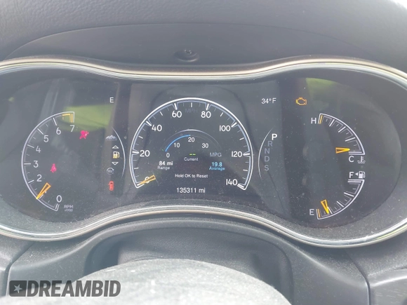 2015 Jeep Grand Cherokee Limited with VIN 1C4RJFBG3FC159426, listed as a IAAI auction lot 41848001 with 135,311 mi miles. Bid and sale history available at carsss.com. Image 7.