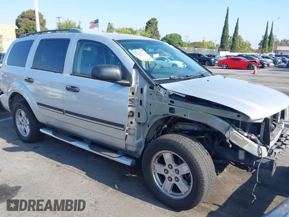 2007 Dodge Durango SLT with VIN 1D8HD48N17F574078, listed as a IAAI auction lot 42659467 with 258,640 mi miles and . Bid and sale history available at DreamBid. Image 1.