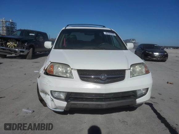 2002 Acura MDX Touring Pkg with VIN 2HNYD18602H508838, listed as a Copart auction lot 45704495 with 180,269 mi miles and Salvage Title. Bid and sale history available at carsss.com. Image 5.