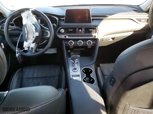 2019 Genesis G70 2.0T Advanced with VIN KMTG44LA1KU022519, listed as a Copart auction lot 72621702 with 29,673 mi miles. Bid and sale history available at carsss.com. Image 8.