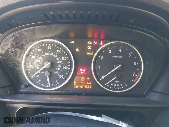 2010 BMW 5 Series 528i xDrive with VIN WBANV1C59AC389383, listed as a IAAI auction lot 41555943 with 124,178 mi miles and . Bid and sale history available at carsss.com. Image 7.