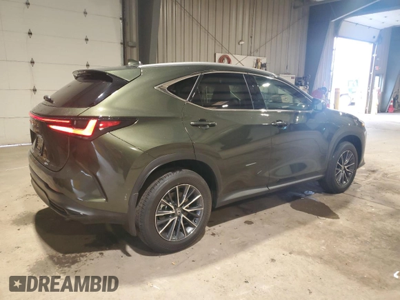 2025 Lexus NX 350 z VIN 2T2AGCEZ5SC081445, wystawiony jako Copart lot #51842125 z przebiegiem 9 861 mil mil oraz Szkoda całkowita • Salvage title. Historia ofert i sprzedaży dostępna na DreamBid. Obrazek 3.