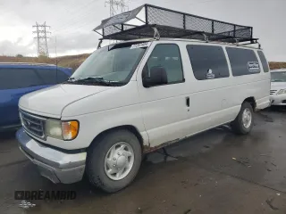 2003 Ford Econoline Passenger XL z VIN 1FBSS31S23HA52924, wystawiony jako Copart lot #77257404 z przebiegiem 170 077 mil mil oraz Nie do naprawy • Non repairable. Historia ofert i sprzedaży dostępna na DreamBid. Obrazek 1.