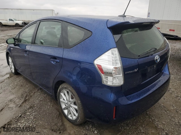 2012 Toyota Prius v Two with VIN JTDZN3EU3C3183595, listed as a Copart auction lot 88448635 with 0 mi miles and Salvage Title. Bid and sale history available at carsss.com. Image 2.