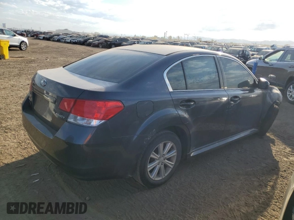 2010 Subaru Legacy Premium All-Weather Anniversary with VIN 4S3BMAC68A1232487, listed as a Copart auction lot 73181284 with Not provided miles and Salvage title. Bid and sale history available at DreamBid. Image 3.