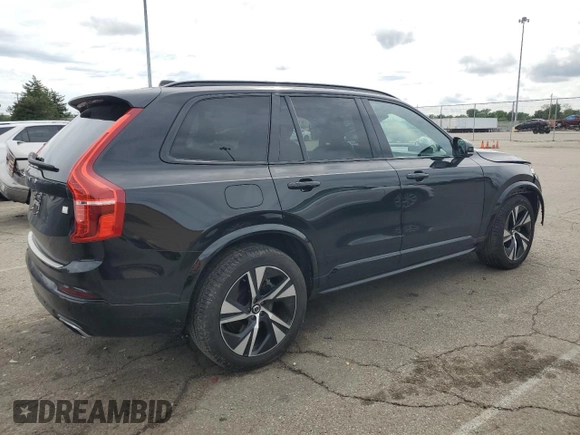 2021 Volvo XC90 R-Design with VIN YV4BR0CM6M1683266, listed as a Copart auction lot 55393944 with 31,584 mi miles and Salvage Title. Bid and sale history available at carsss.com. Image 3.