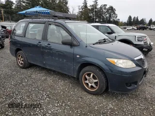2006 Mazda MPV LX with VIN JM3LW28A860568260, listed as a Copart auction lot 76182084 with 124,092 mi miles and Clean Title. Bid and sale history available at carsss.com. Image 4.