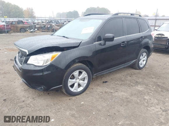 2015 Subaru Forester 2.5i Limited with VIN JF2SJAHC4FH541509, listed as a IAAI auction lot 41015158 with 100,091 mi miles. Bid and sale history available at carsss.com. Image 17.