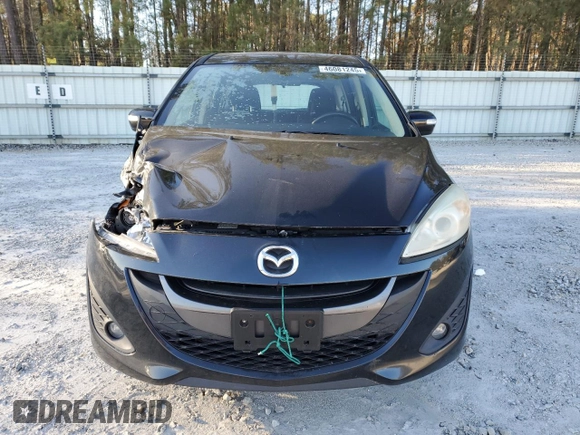 2015 Mazda 5 Touring with VIN JM1CW2CL4F0182937, listed as a Copart auction lot 46081245 with 172,235 mi miles and Salvage Title. Bid and sale history available at carsss.com. Image 5.