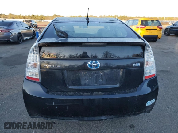 2011 Toyota Prius I with VIN JTDKN3DU5B1468652, listed as a Copart auction lot 43157945 with 140,681 mi miles and Clean Title. Bid and sale history available at DreamBid. Image 6.