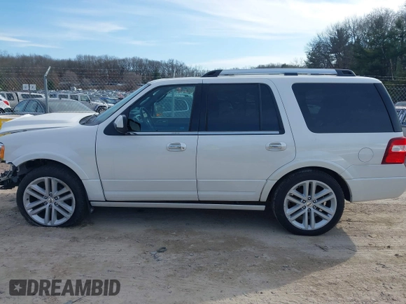 2015 Ford Expedition Limited with VIN 1FMJU2AT4FEF44540, listed as a IAAI auction lot 41771200 with 130,744 mi miles and . Bid and sale history available at DreamBid. Image 15.