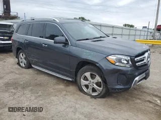 2017 Mercedes-Benz GLS 450 with VIN 4JGDF6EE1HA758356, listed as a Copart auction lot 55816615 with 104,840 mi miles and Salvage title. Bid and sale history available at DreamBid. Image 4.