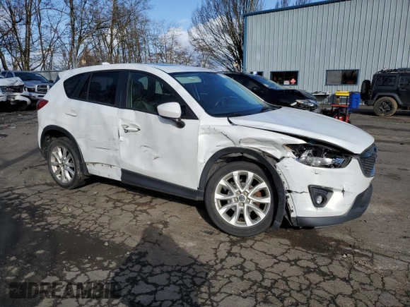 2013 Mazda CX-5 Grand Touring with VIN JM3KE4DE3D0153511, listed as a Copart auction lot 47762745 with 109,173 mi miles and Salvage Title. Bid and sale history available at carsss.com. Image 4.