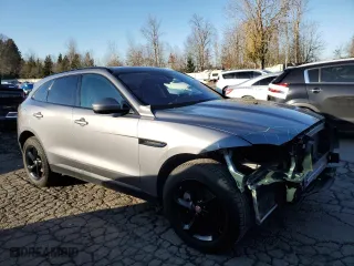 2020 Jaguar F-PACE 25t Premium with VIN SADCJ2FXXLA655019, listed as a Copart auction lot 83387044 with 59,975 mi miles and Salvage Title. Bid and sale history available at carsss.com. Image 4.