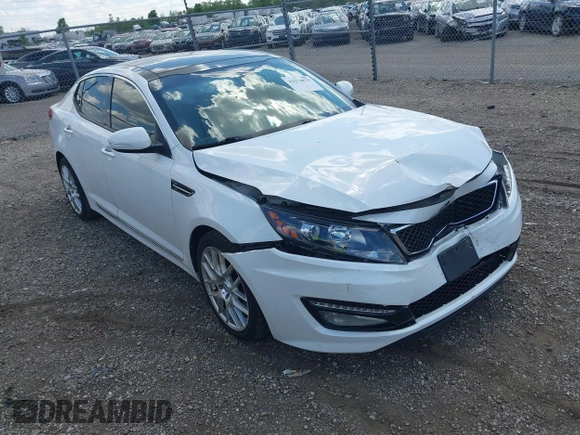 2013 Kia Optima SX z VIN 5XXGR4A61DG218483, wystawiony jako IAAI lot #42274879 z przebiegiem 108 434 mil mil oraz . Historia ofert i sprzedaży dostępna na DreamBid. Obrazek 1.