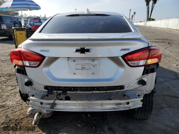 2019 Chevrolet Cruze Premier with VIN 1G1BF5SM8K7127201, listed as a Copart auction lot 87017734 with 23,155 mi miles and Salvage Title. Bid and sale history available at carsss.com. Image 6.