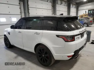 2019 Land Rover Range Rover Sport HST with VIN SALWS2SU3KA862151, listed as a Copart auction lot 89407105 with 75,198 mi miles and Salvage title. Bid and sale history available at DreamBid. Image 2.