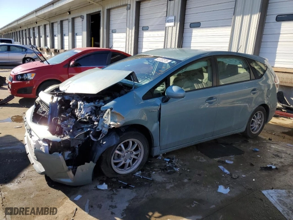 2017 Toyota Prius v Two with VIN JTDZN3EU4HJ067048, listed as a Copart auction lot 41737275 with 0 mi miles and Salvage Title. Bid and sale history available at carsss.com. Image 1.