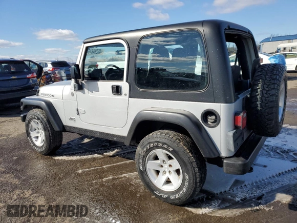 2004 Jeep Wrangler Rubicon with VIN 1J4FA69S14P766938, listed as a Copart auction lot 46284815 with 165,229 mi miles and Salvage Title. Bid and sale history available at carsss.com. Image 2.