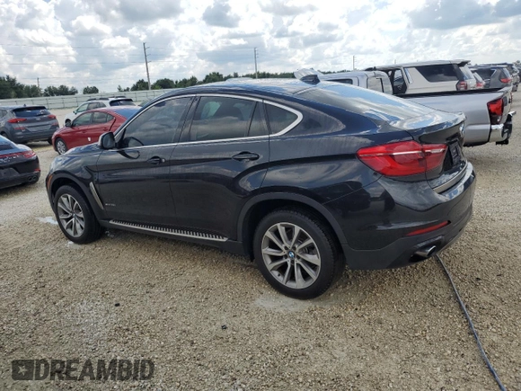 2017 BMW X6 sDrive35i with VIN 5UXKU0C33H0G69427, listed as a Copart auction lot 74011314 with 0 mi miles and Salvage Title. Bid and sale history available at carsss.com. Image 2.