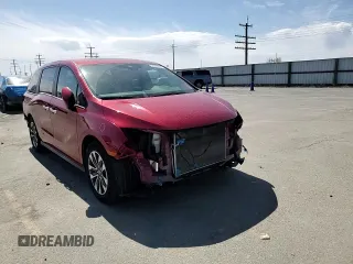 2022 Honda Odyssey EX-L с VIN 5FNRL6H76NB017297, выставлен на аукционе Copart как лот 54061605 с пробегом 52 854 миль миль и Списание • Salvage title. История ставок и продаж доступна на DreamBid. Изображение 15.