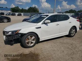 2015 Kia Optima LX with VIN KNAGM4A77F5664181, listed as a Copart auction lot 61829225 with 141,297 mi miles and Clean title. Bid and sale history available at DreamBid. Image 1.
