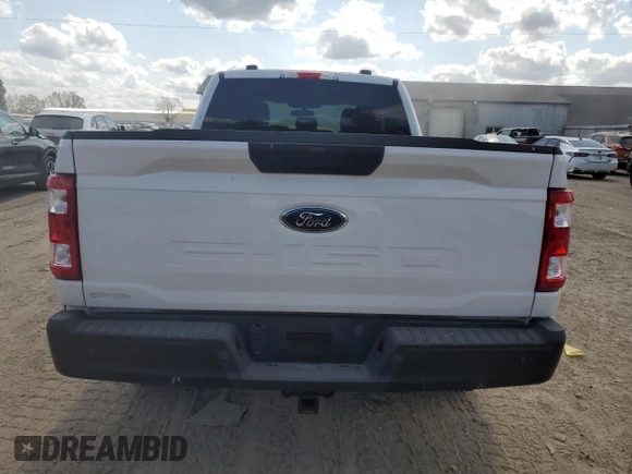 2021 Ford F-150 XL with VIN 1FTEX1EB1MKD60924, listed as a Copart auction lot 71455334 with 13,016 mi miles and Clean title. Bid and sale history available at DreamBid. Image 6.