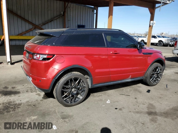 2013 Land Rover Range Rover Evoque Dynamic Premium with VIN SALVT1BG8DH717601, listed as a Copart auction lot 49260615 with 127,212 mi miles and Salvage Title. Bid and sale history available at carsss.com. Image 3.