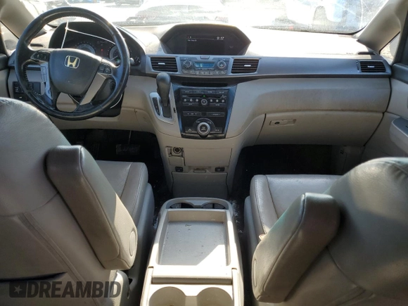 2012 Honda Odyssey EX-L with VIN 5FNRL5H69CB141594, listed as a Copart auction lot 55422115 with 181,745 mi miles and Salvage Title. Bid and sale history available at DreamBid. Image 8.