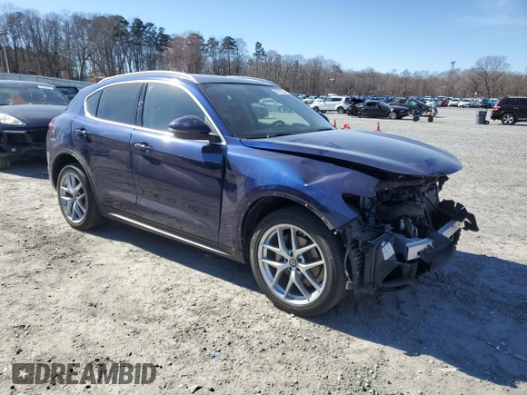 2019 Alfa Romeo Stelvio Ti z VIN ZASPAKBNXK7C69818, wystawiony jako Copart lot #45372505 z przebiegiem 51 015 mil mil oraz Szkody całkowita. Historia ofert i sprzedaży dostępna na DreamBid. Obrazek 4.