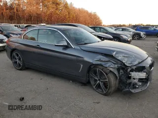 2018 BMW 4 Series 430i with VIN WBA4Z1C59JEC71972, listed as a Copart auction lot 84055464 with 120,699 mi miles and Salvage Title. Bid and sale history available at DreamBid. Image 4.