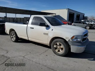 2017 Ram 1500 Tradesman with VIN 3C6JR6DT4HG555498, listed as a Copart auction lot 44554835 with 121,506 mi miles and Salvage title. Bid and sale history available at DreamBid. Image 4.