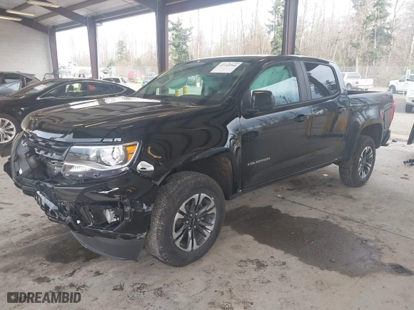 2021 Chevrolet Colorado 4WD Z71 with VIN 1GCGTDEN4M1241612, listed as a IAAI auction lot 41145566 with 63,745 mi miles. Bid and sale history available at carsss.com. Image 17.