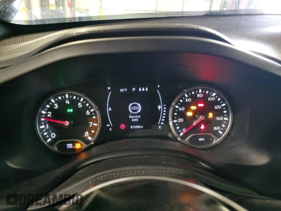2019 Jeep Renegade Altitude z VIN ZACNJABB1KPK47108, wystawiony jako Copart lot #52321405 z przebiegiem 81 008 mil mil oraz Szkoda całkowita • Salvage title. Historia ofert i sprzedaży dostępna na DreamBid. Obrazek 9.