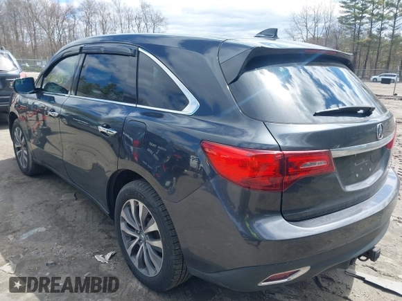 2014 Acura MDX Technology z VIN 5FRYD4H4XEB018860, wystawiony jako IAAI lot #42051713 z przebiegiem 154 690 mil mil oraz . Historia ofert i sprzedaży dostępna na DreamBid. Obrazek 3.