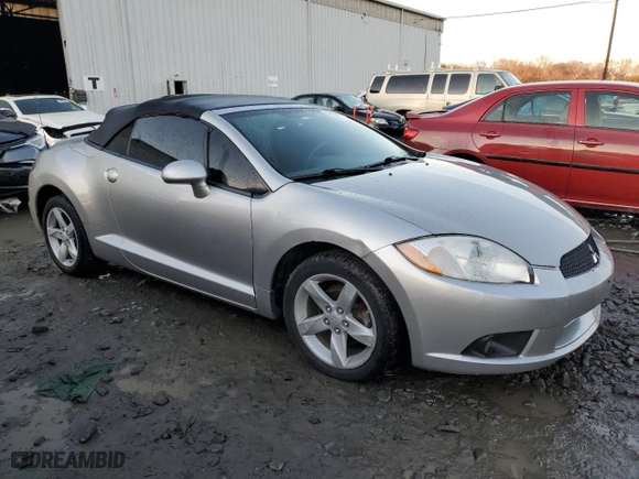 2009 Mitsubishi Eclipse GS with VIN 4A3AL25F79E012292, listed as a Copart auction lot 83600844 with 121067 miles and Salvage Title. Bid and sale history available at carsss.com. Image 4.
