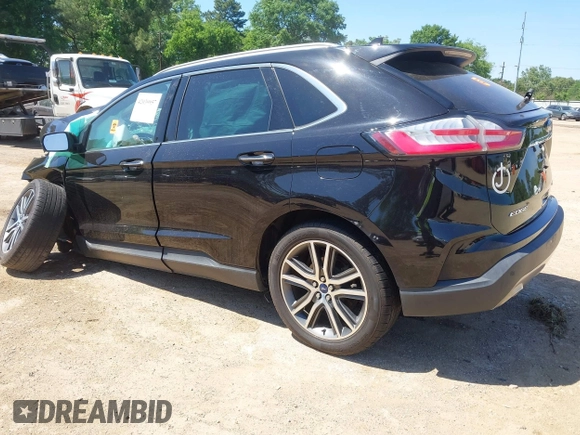 2019 Ford Edge Titanium z VIN 2FMPK3K9XKBC73014, wystawiony jako IAAI lot #42039957 z przebiegiem Nie podano mil oraz . Historia ofert i sprzedaży dostępna na DreamBid. Obrazek 3.