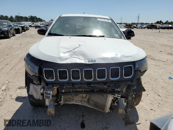 2023 Jeep Compass Sport with VIN 3C4NJDAN7PT547994, listed as a Copart auction lot 52133135 with 35,148 mi miles and Salvage title. Bid and sale history available at DreamBid. Image 5.