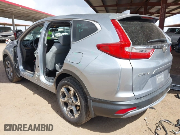 2019 Honda CR-V EX with VIN 5J6RW1H57KA043415, listed as a IAAI auction lot 41970188 with 27,363 mi miles. Bid and sale history available at carsss.com. Image 3.