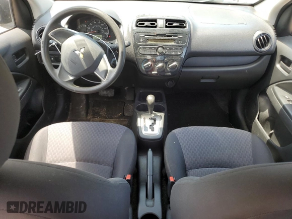 2017 Mitsubishi Mirage ES with VIN ML32A3HJ7HH011386, listed as a Copart auction lot 61141245 with 99,119 mi miles and Salvage title. Bid and sale history available at DreamBid. Image 8.