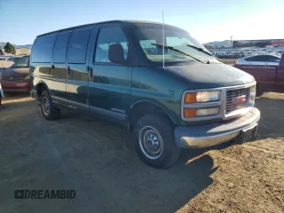 1997 GMC Savana with VIN 1GKGG25R4V1024370, listed as a Copart auction lot 41841565 with 95,950 mi miles and Salvage Title. Bid and sale history available at carsss.com. Image 4.