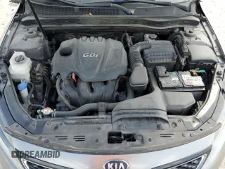 2015 Kia Optima LX with VIN 5XXGM4A77FG497139, listed as a Copart auction lot 49471235 with 163,492 mi miles and Salvage Title. Bid and sale history available at DreamBid. Image 11.