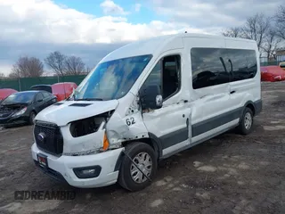 2021 Ford Transit Passenger XL with VIN 1FBAX2C82MKA32735, listed as a IAAI auction lot 41312892 with 62,053 mi miles and . Bid and sale history available at DreamBid. Image 12.