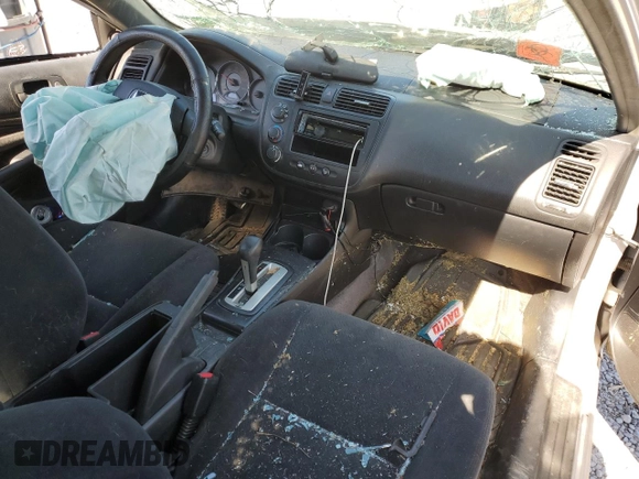 2005 Honda Civic EX with VIN 1HGEM22945L002391, listed as a Copart auction lot 46150125 with 173,053 mi miles and Salvage Title. Bid and sale history available at DreamBid. Image 8.