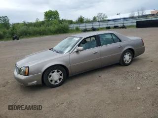 2001 Cadillac DeVille z VIN 1G6KD54Y41U278360, wystawiony jako Copart lot #57730725 z przebiegiem 137 305 mil mil oraz Czysty tytuł • Clean title. Historia ofert i sprzedaży dostępna na DreamBid. Obrazek 1.